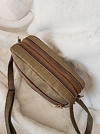 Kadın Haki Krinkıl Kumaş Suya Dayanıklı Askılı Çanta